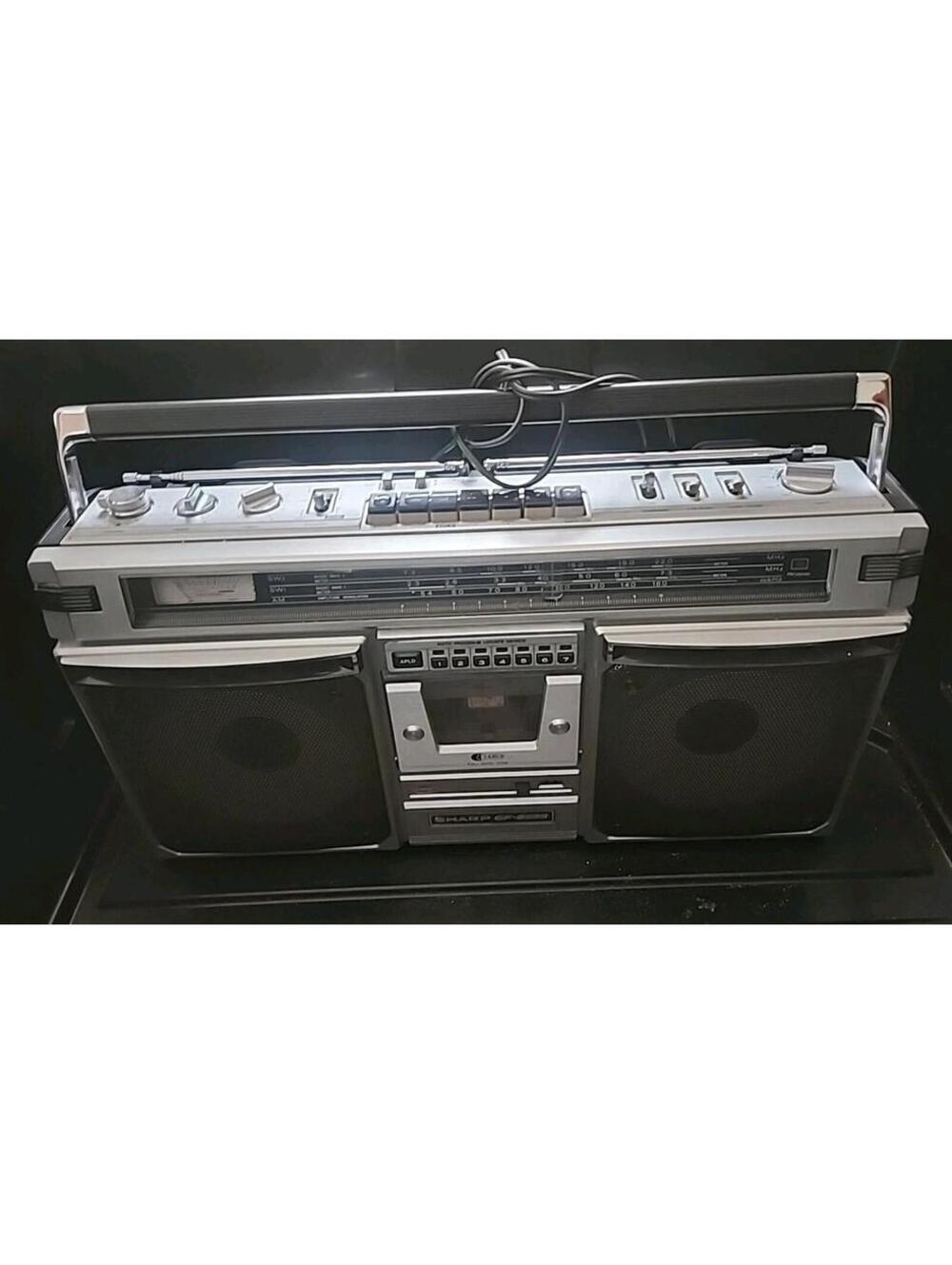 SHARP Boombox  Model GF-8585 Stereo Radio-Tape Recorder  VINTAGE 70’ -80’ Era